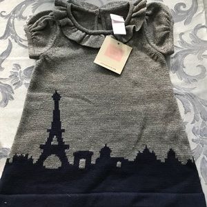 Janie & Jack baby girl clothing set -Paris